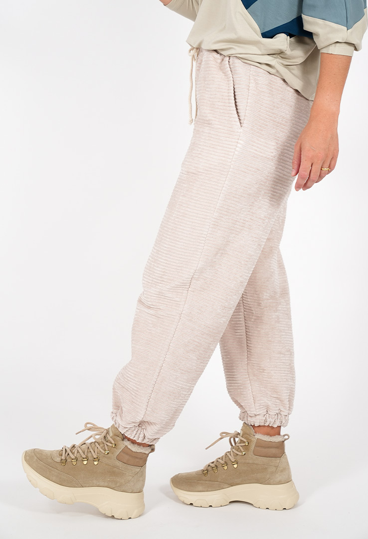 soft ribbed Joggerpants