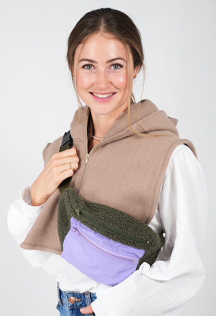 Plüsch-Gürteltasche 