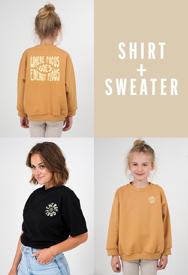 Shirt & Sweater Set "Energy Flows"