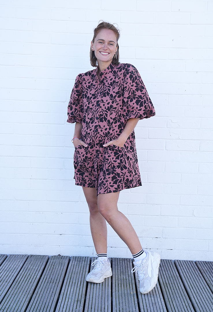 "Floral Dream" Musselin-Kleid