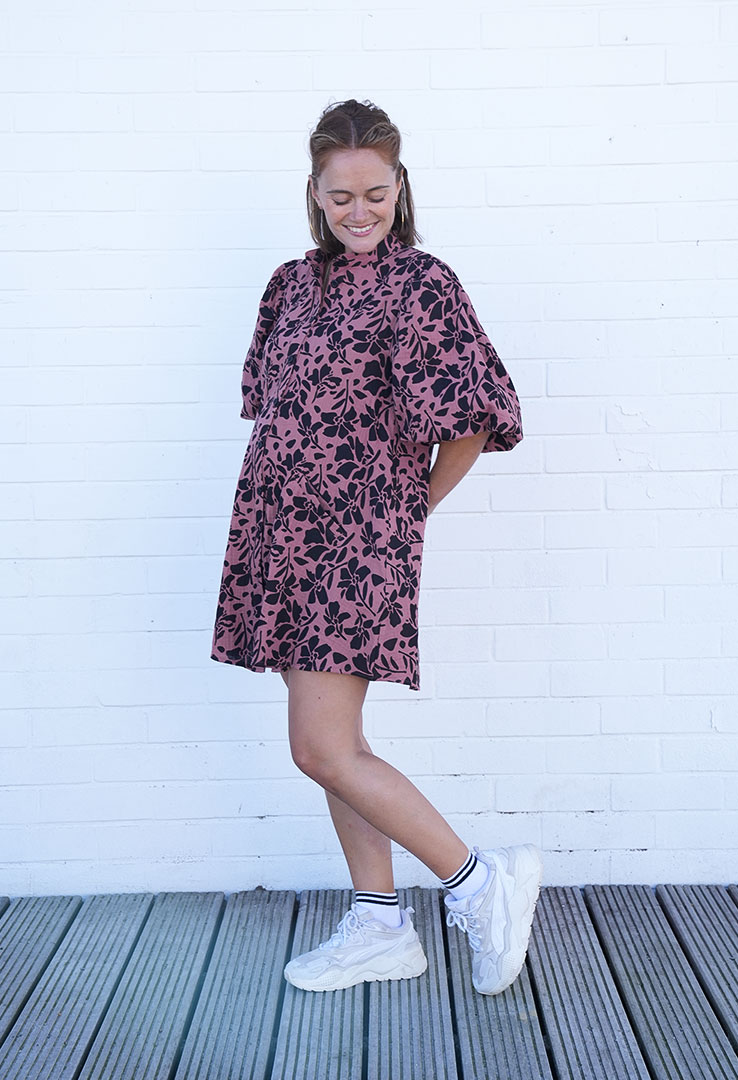 "Floral Dream" Musselin-Kleid