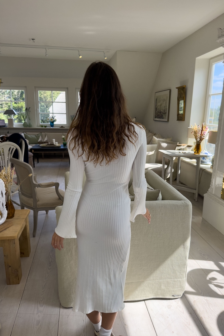 Cut-Out Knit Dress
