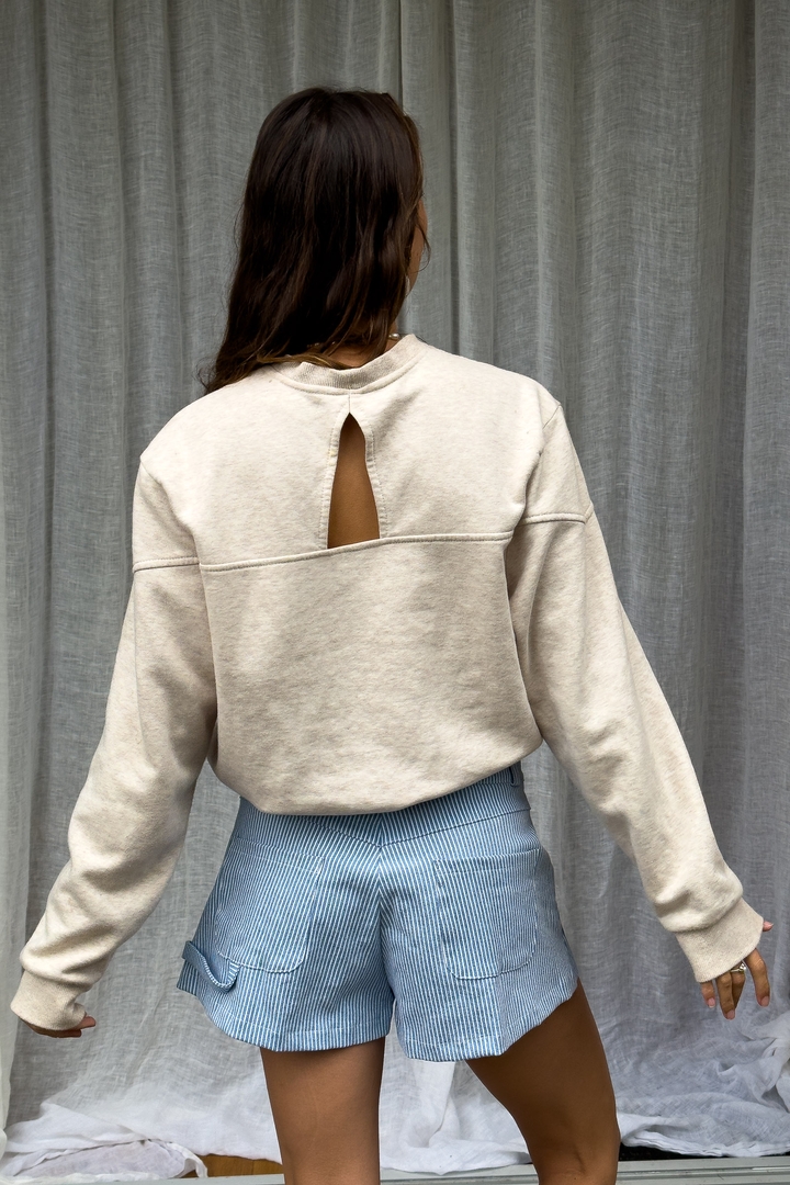 Open Back Sweater