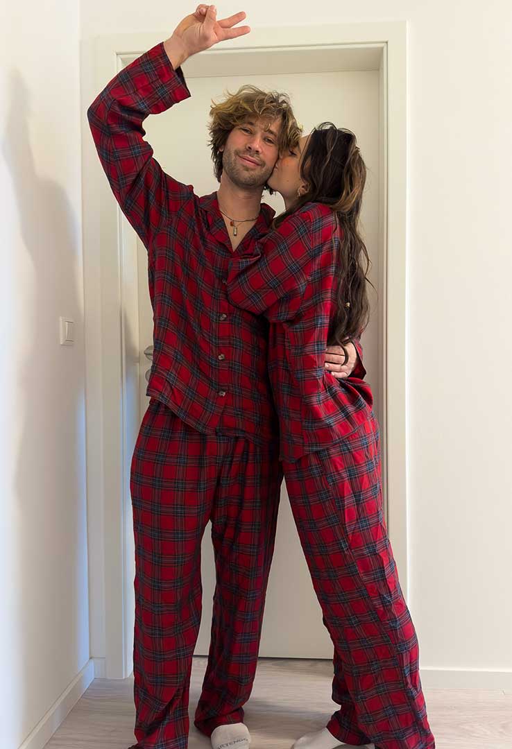 Cosy Checkmate Pyjama-Hemd