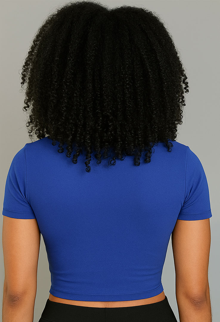 Crop Shirt mit Cut-Outs
