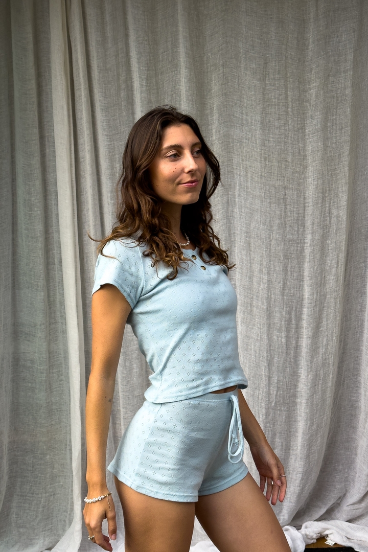 Lani Button Tee