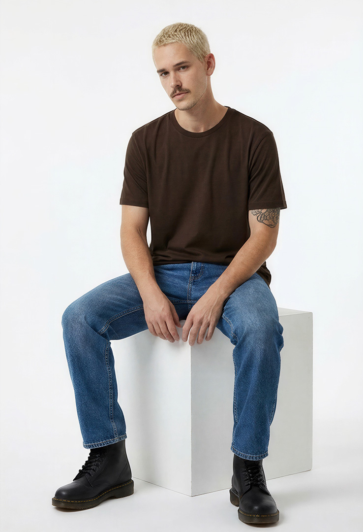 Basic Shirt – CHOCOLATE BROWN
