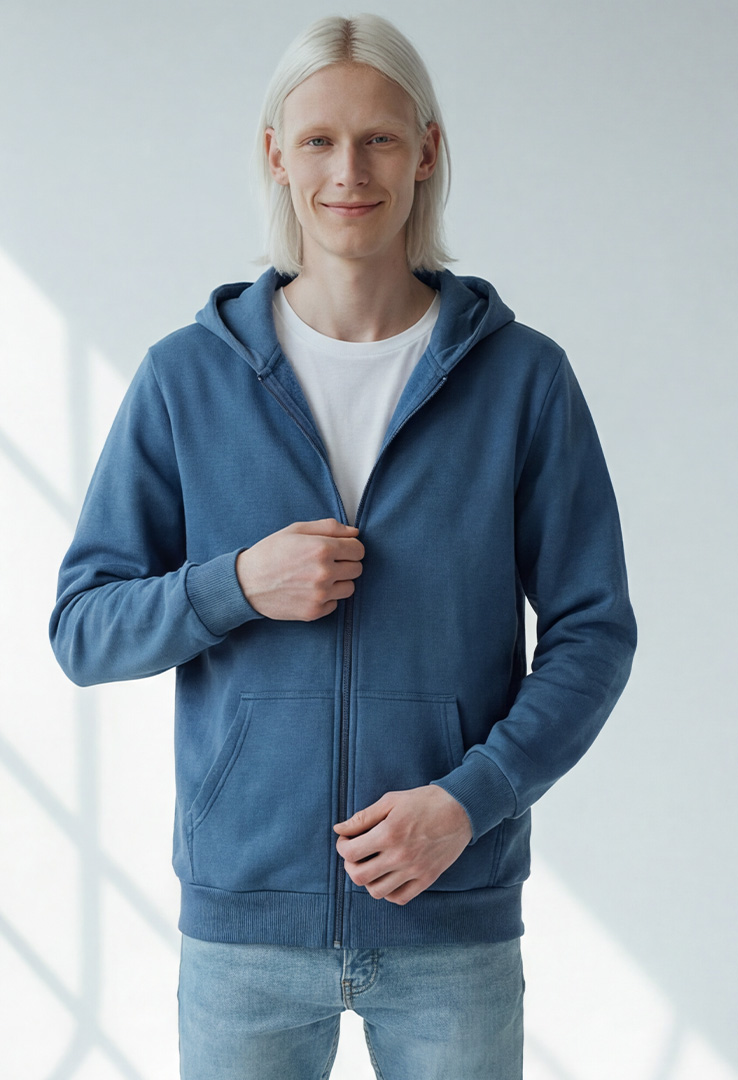 Unisex Kapuzen Sweatjacke