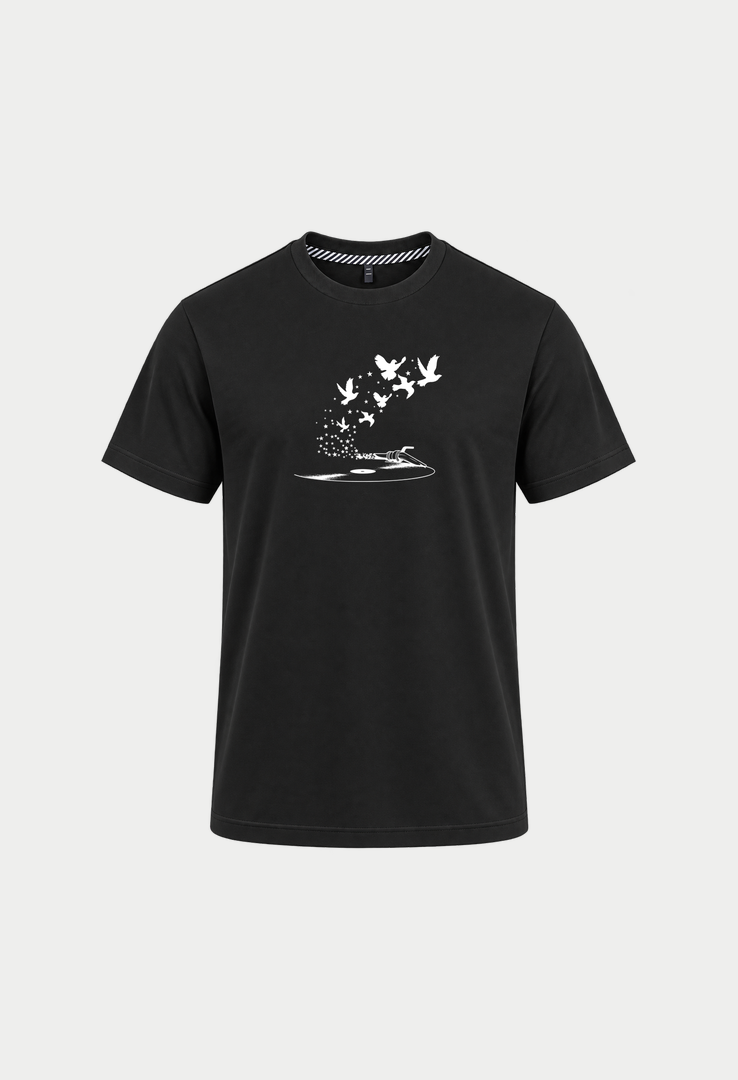 Print T-Shirt Natural Music