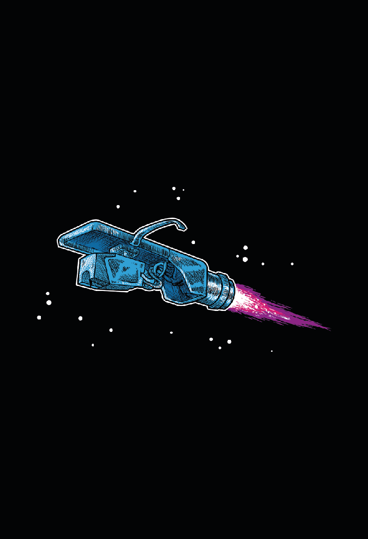 Print T-Shirt Nadel Ufo