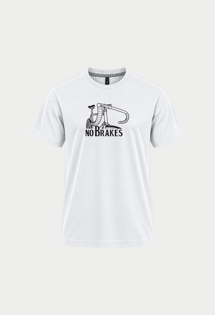 Print T-Shirt No Brakes