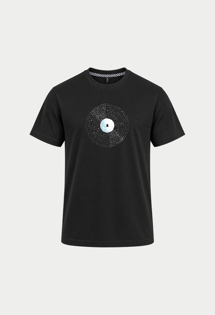 Print T-Shirt Milch Strassen Vinyl