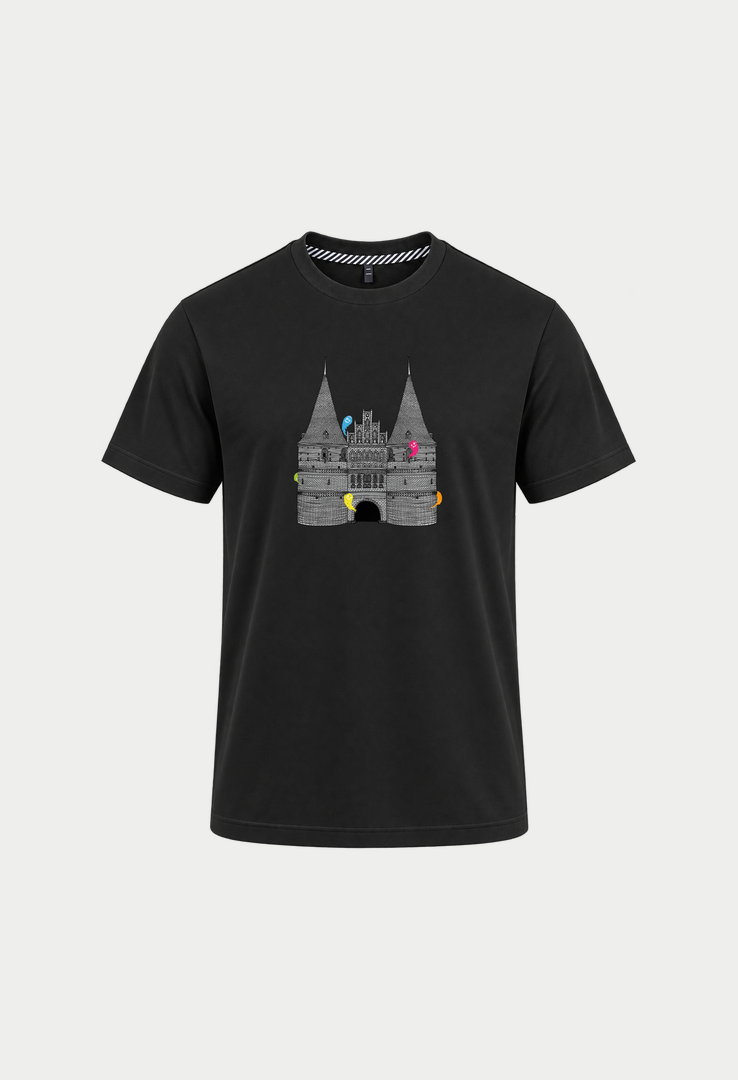 Print T-Shirt Ghost House
