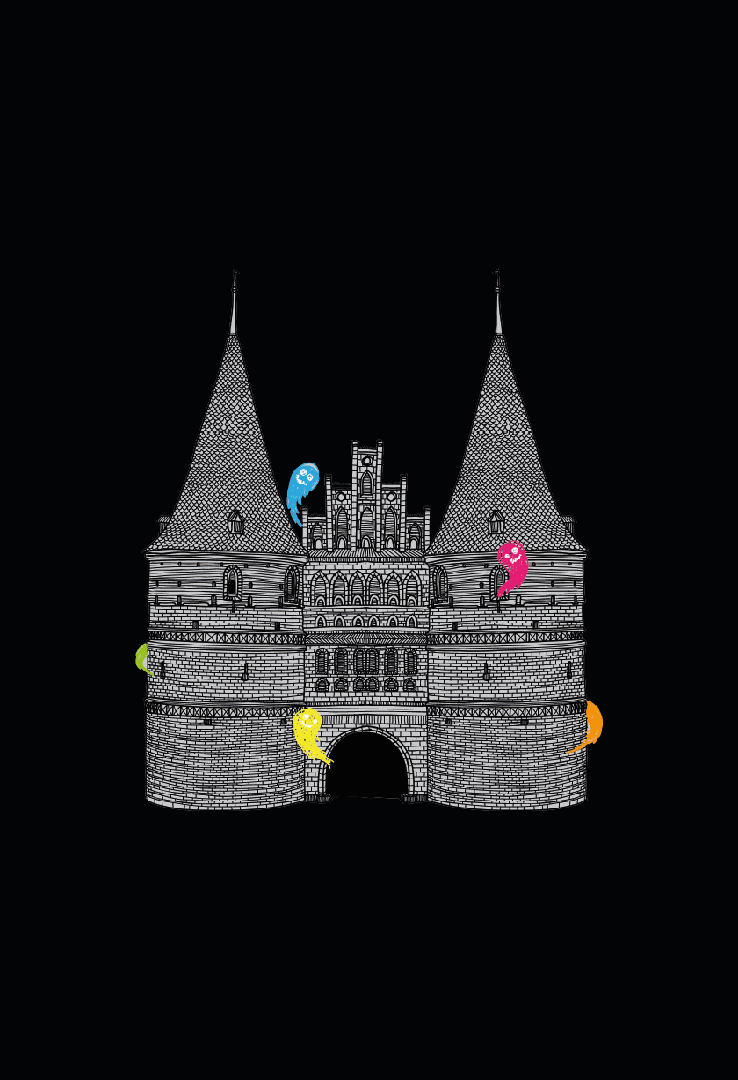 Print T-Shirt Ghost House