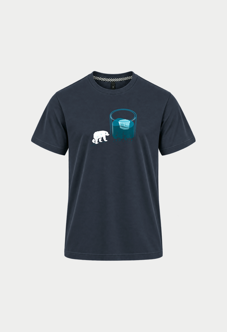 Print T-Shirt Eisbär Exil