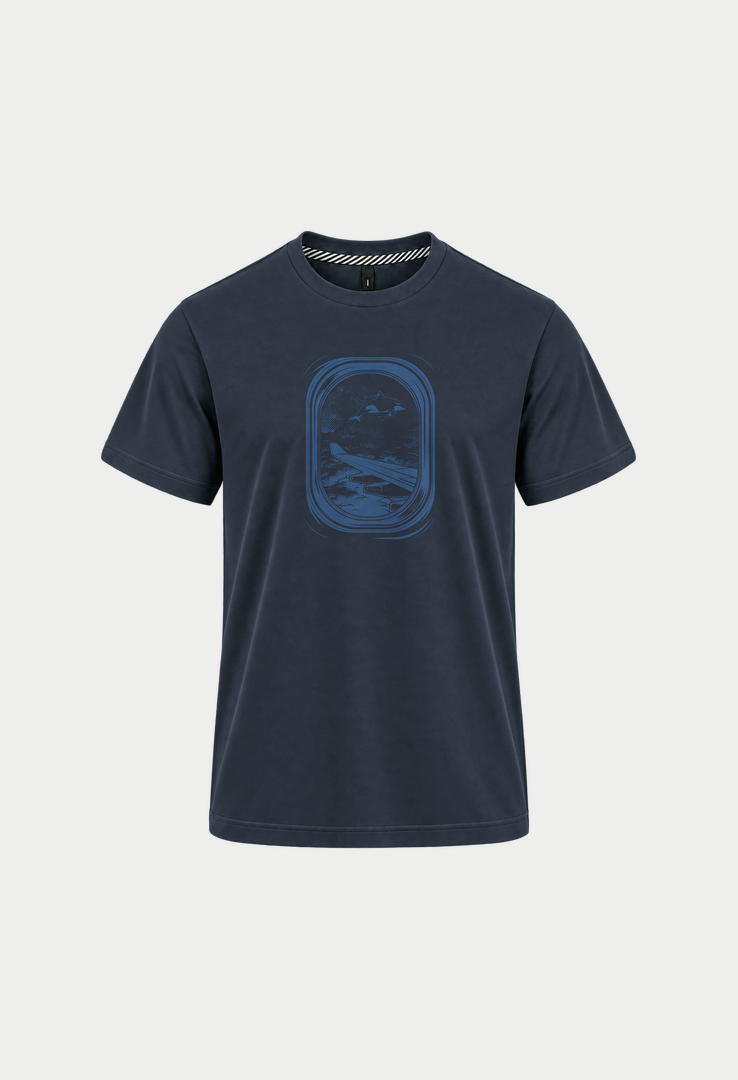 Print T-Shirt Wolkenfenster