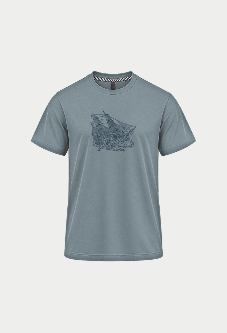 Print T-Shirt Piraten Kraken