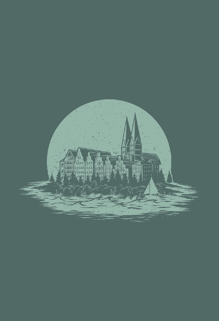 Print T-Shirt Lübeck Island