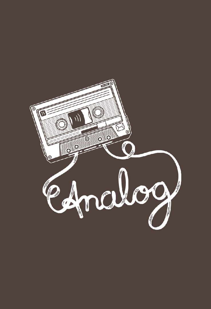Print T-Shirt Analog Tape