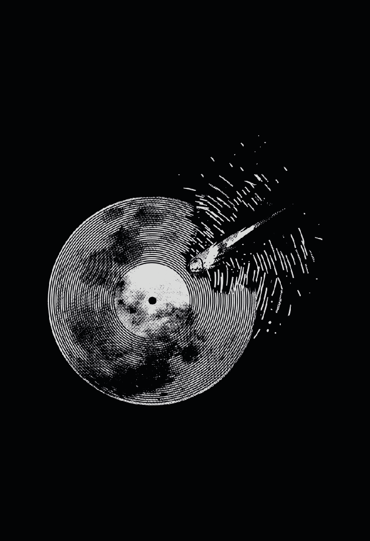 Print T-Shirt Vinyl Asteroid