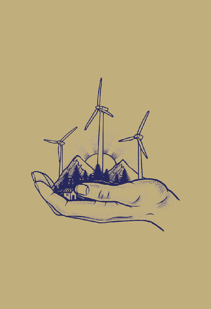 Print T-Shirt Wind Park