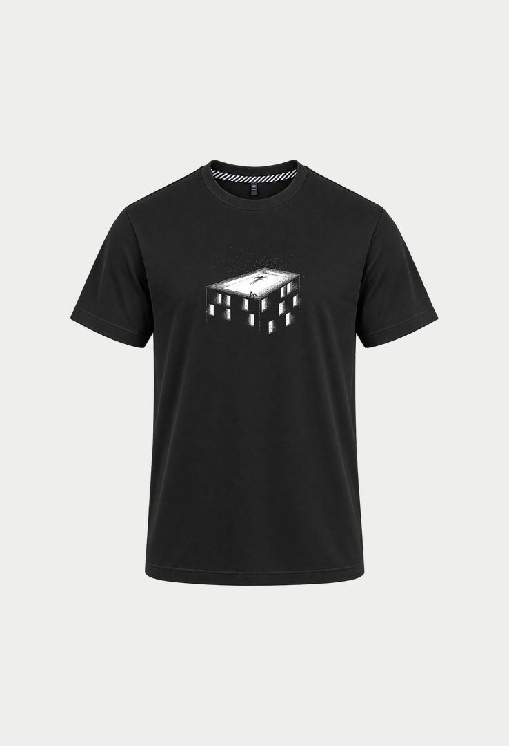 Print T-Shirt Night Pool