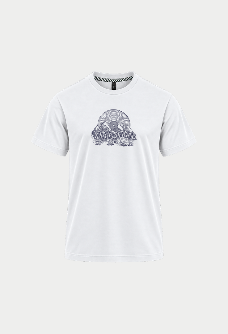 Print T-Shirt Vinyl Mountain