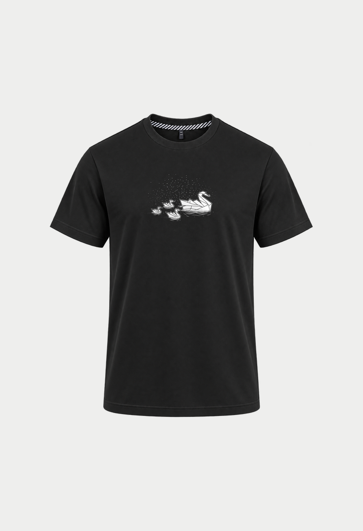 Print T-Shirt Origami Galaxy