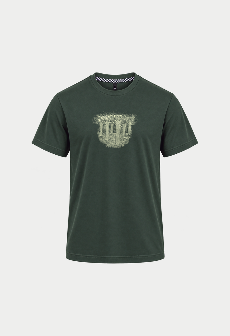 Print T-Shirt Bleistift Wald