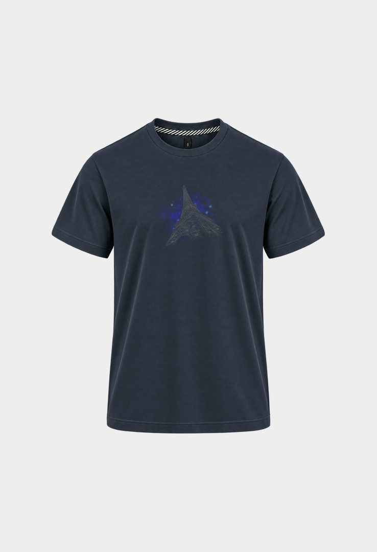 Print T-Shirt Eiffel Tower Night