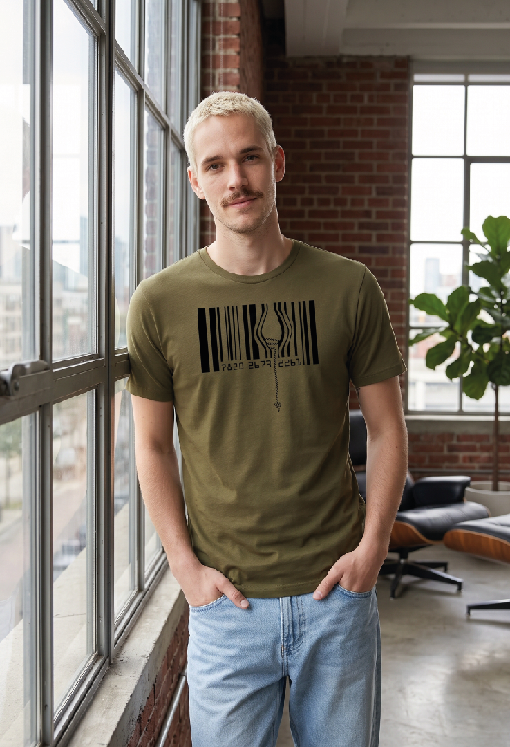 Print T-Shirt Barcode Knast