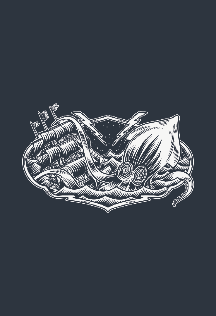 Print T-Shirt Kraken Alarm