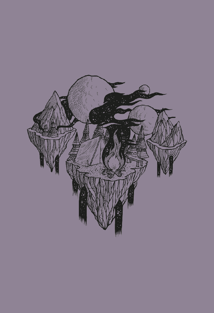 Print T-Shirt Antigravitations Camp