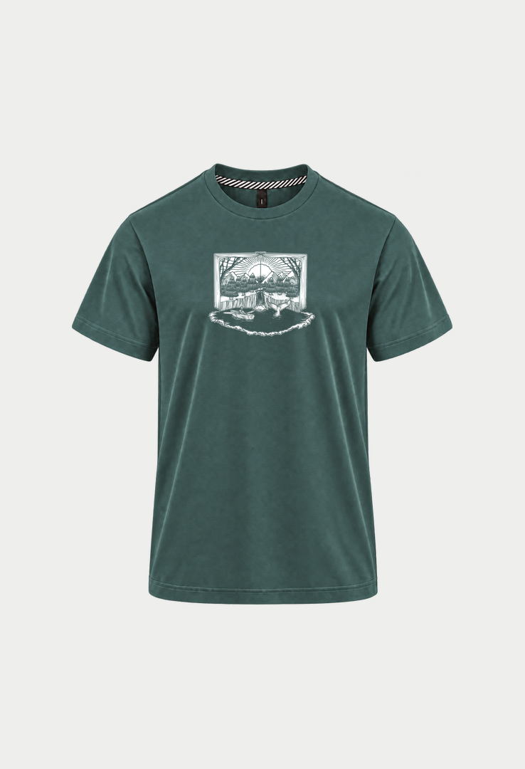 Print T-Shirt Ocean Book