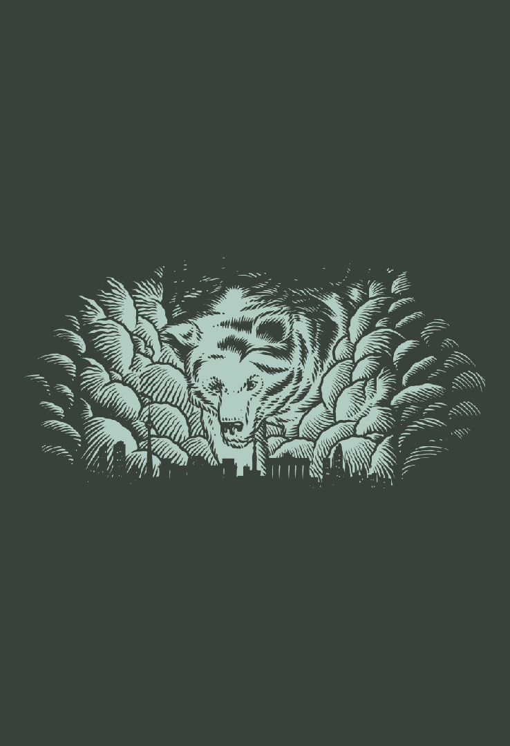 Print T-Shirt Berlin Cloud
