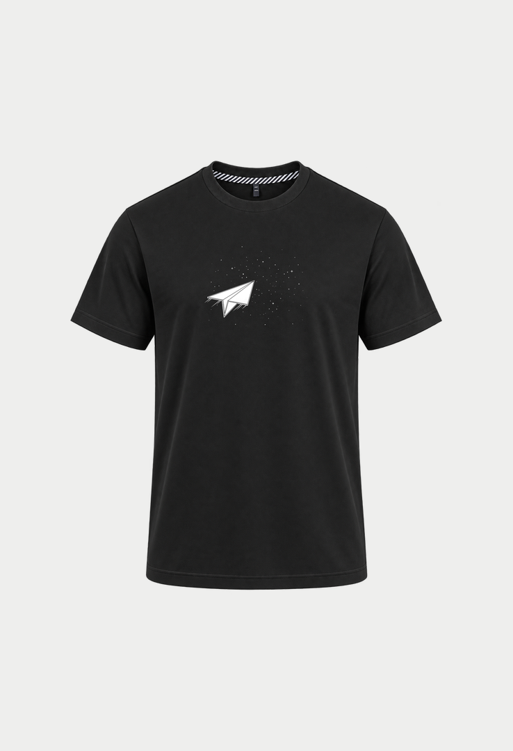 Print T-Shirt Paper Rocket