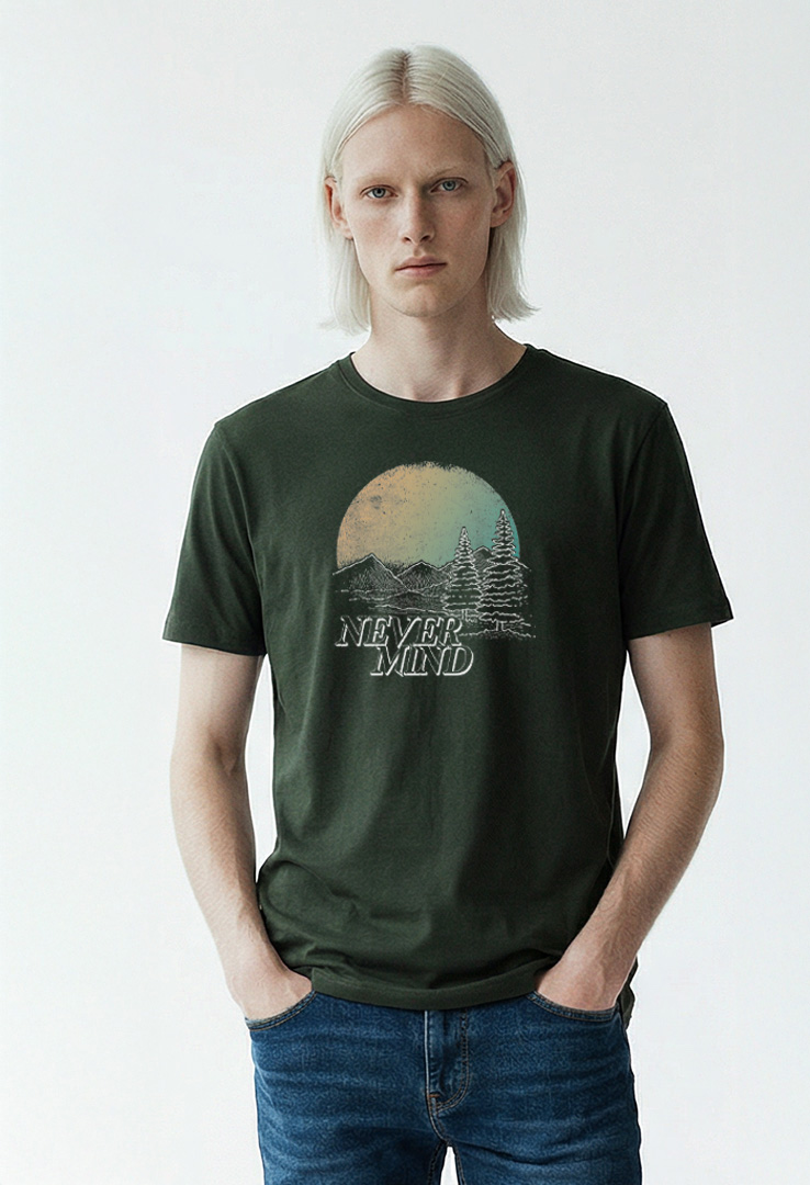 Print T-Shirt Never Mind