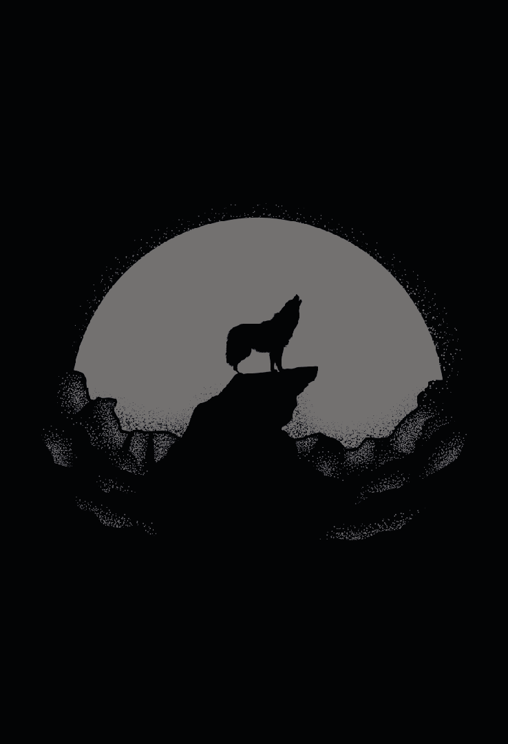 Print T-Shirt Planet Night Legend