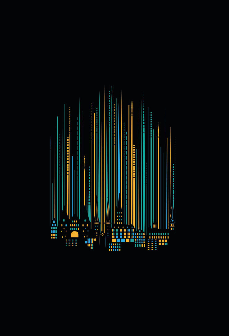 Print T-Shirt Nord Lichter