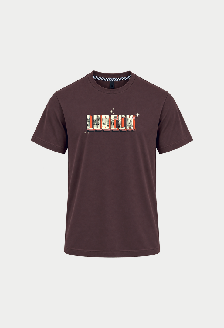 Print T-Shirt Lübeck Typo