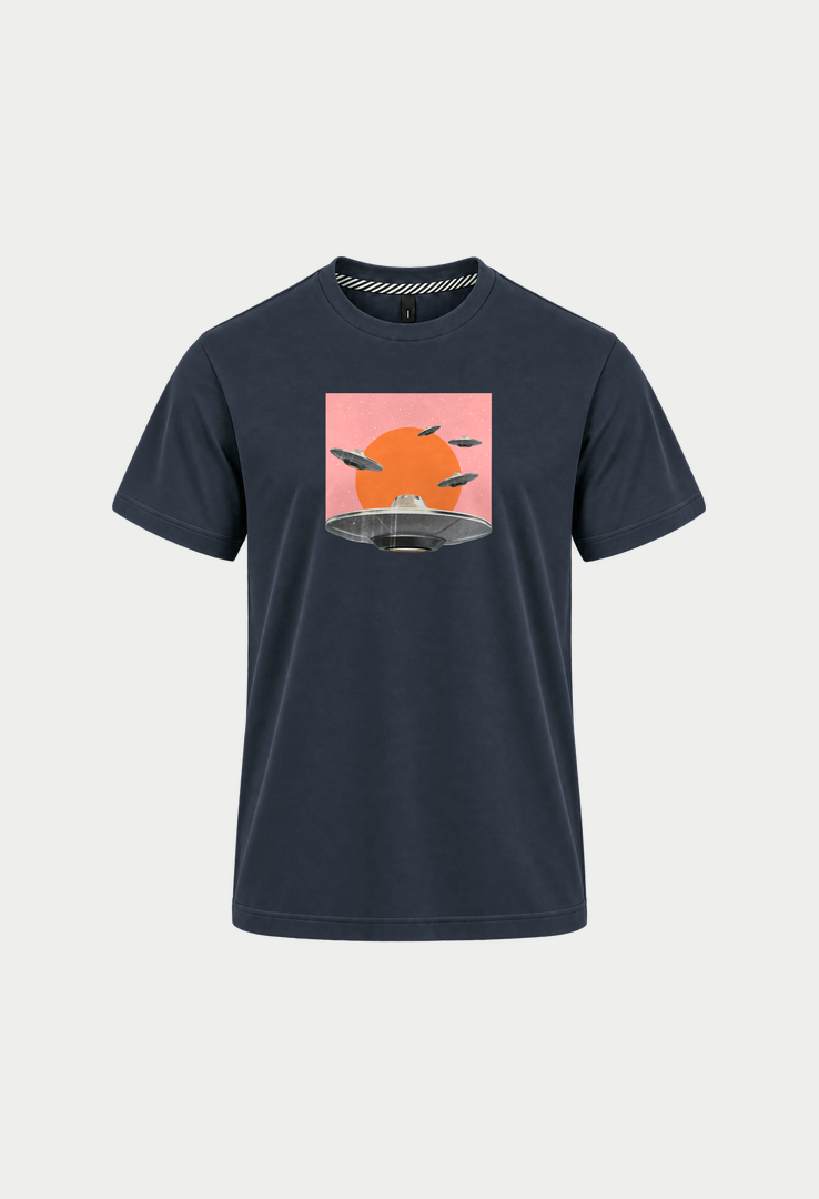 Print T-Shirt Ufo Invasion