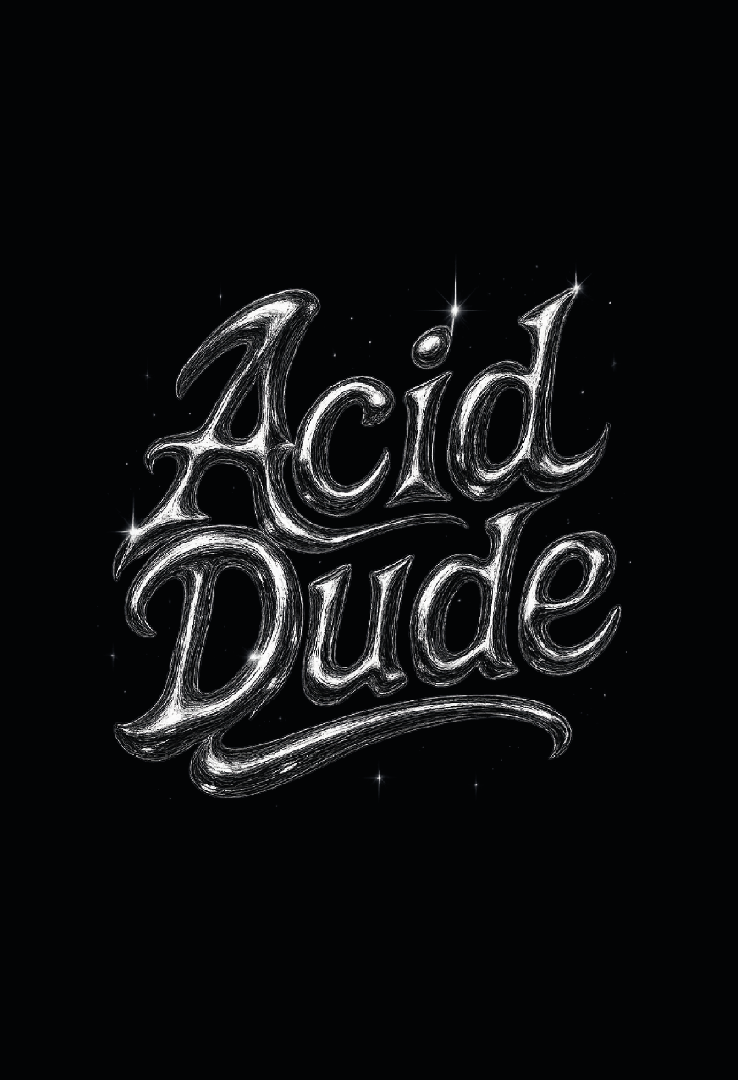Print T-Shirt Acid Dude