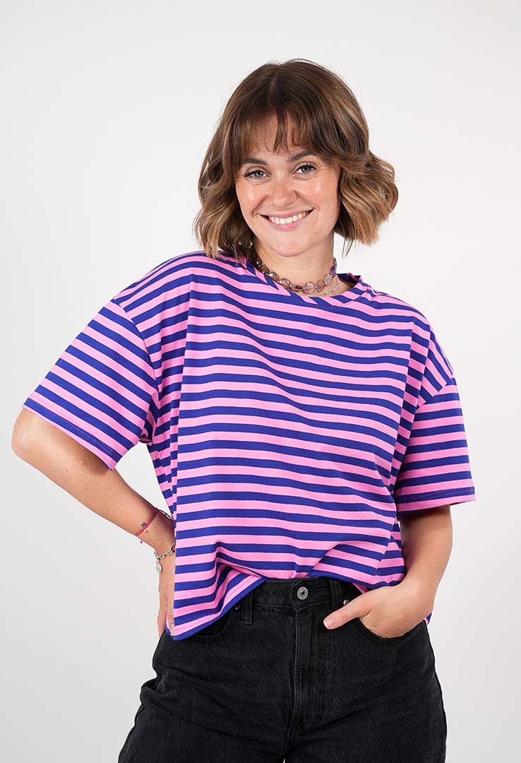 "Candy Stripe“ Boxy T-Shirt