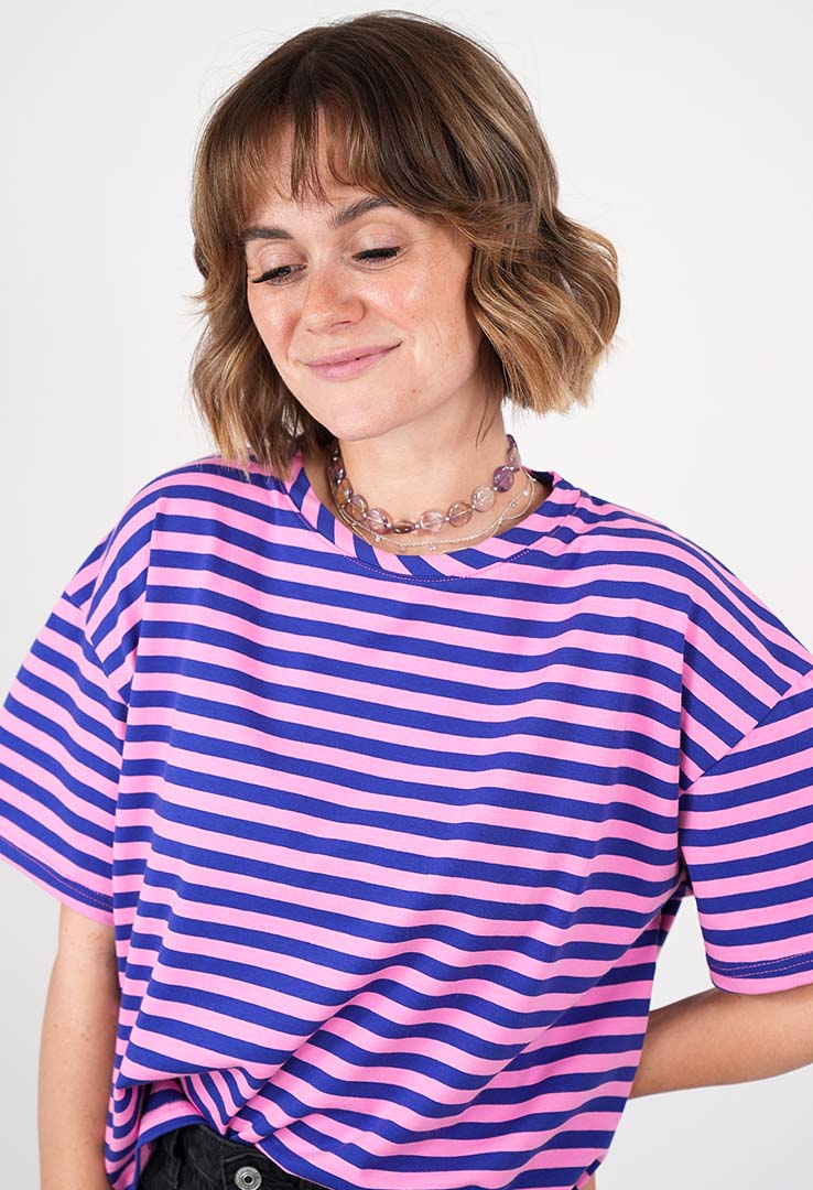 "Candy Stripe“ Boxy T-Shirt