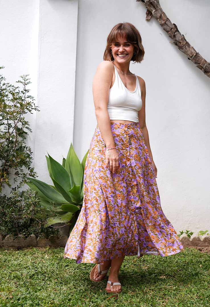 "Flower Charm" Midi-Rock