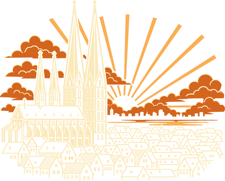 Sonnenuntergang Lübeck