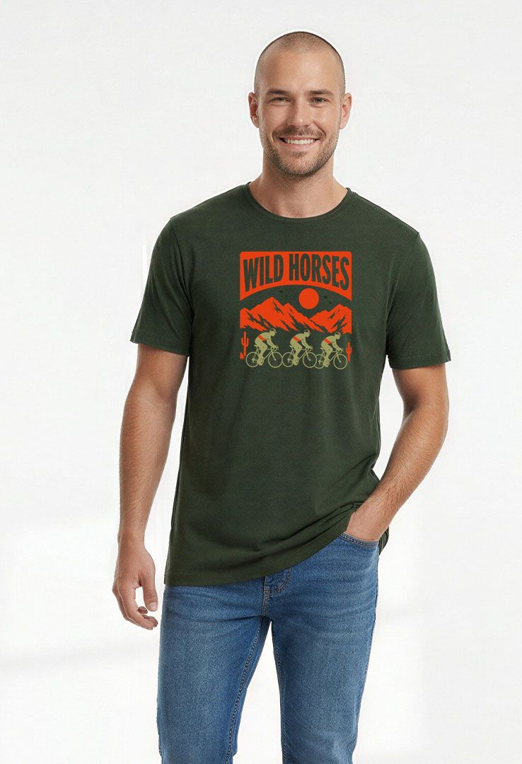 Print T-Shirt Wild Horses 