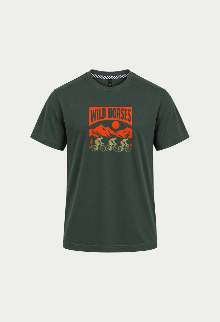 Print T-Shirt Wild Horses 