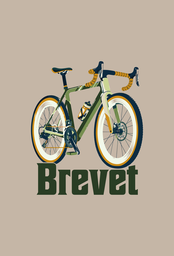 Print-T-Shirt "Brevet "aus Modal und Baumwolle