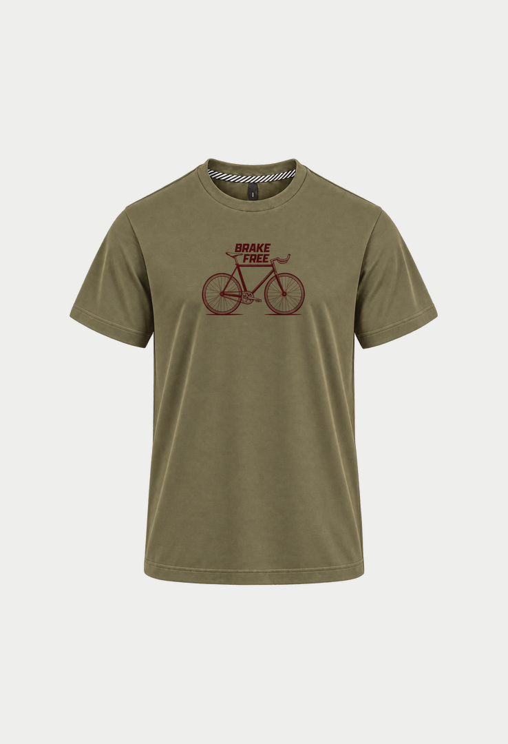 Print-T-Shirt Brake Free aus Modal und Baumwolle